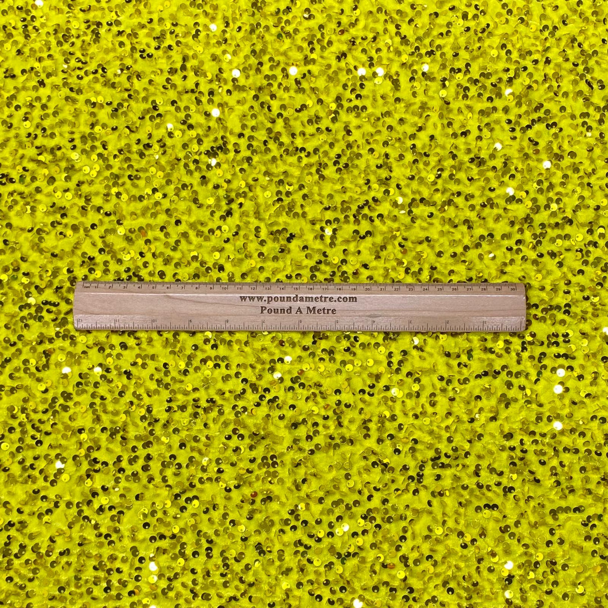 Luxurious Sequins On Velvet- 55" Wide - (Yellow)