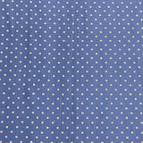 3 Metres Printed Needle Cord Cotton Corduroy 55" Wide  (Blue Squares)