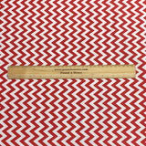 3 Metres Dressmaking Poly-Cotton - 45" wide (Red & White)