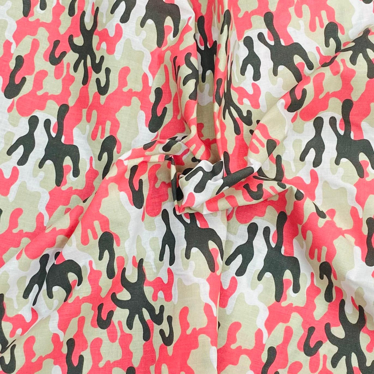 3 Metres Dressmaking Poly-Cotton - 45" wide (Army)