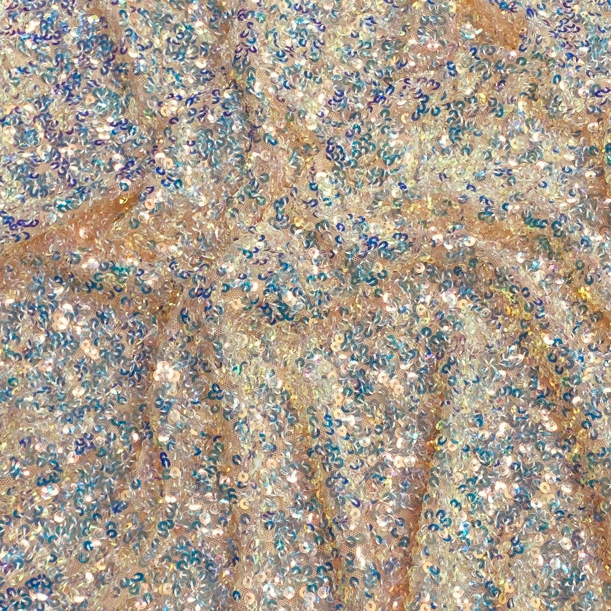 3 Metres - Luxurious Stretch Sequins  - 55" Wide - (High Street 39)