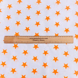 3 Metres Dressmaking Poly-Cotton - 45" wide (Orange Star)