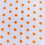 3 Metres Dressmaking Poly-Cotton - 45" wide (Orange Star)