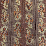 Per Metre, Metallic Trimming, 45mm Wide (Brown & Gold)