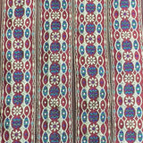 Per Metre, Metallic Trimming, 45mm Wide (Red & Light Gold)