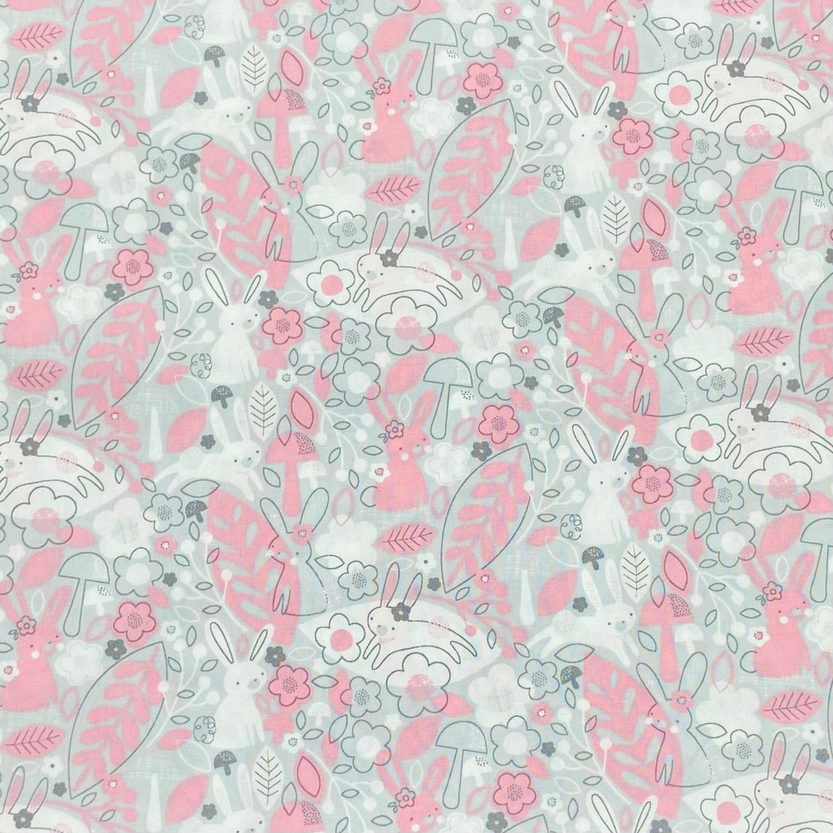 3 Metres Super Soft Printed Cotton Poplin - 44" Wide (Farm)
