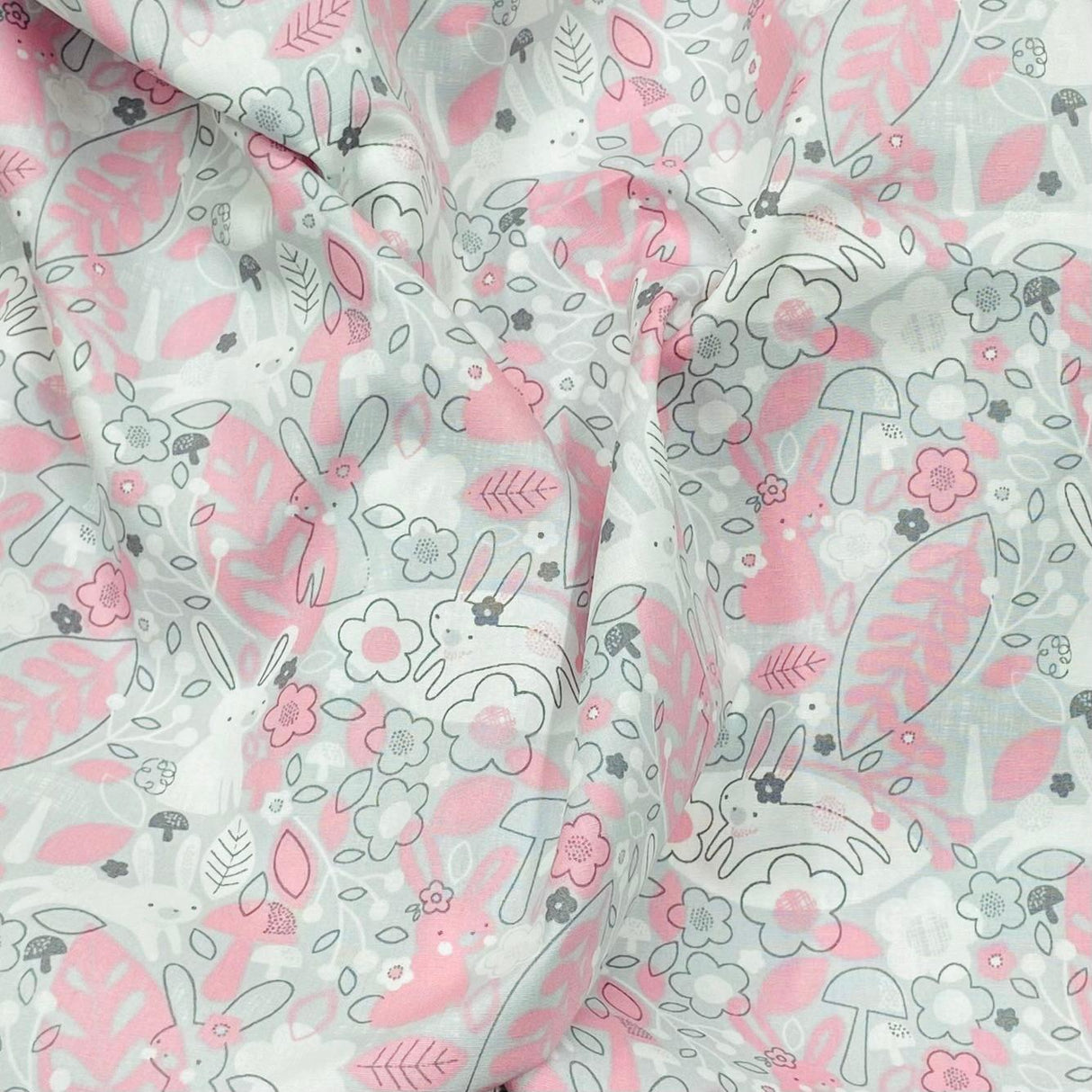 3 Metres Super Soft Printed Cotton Poplin - 44" Wide (Farm)