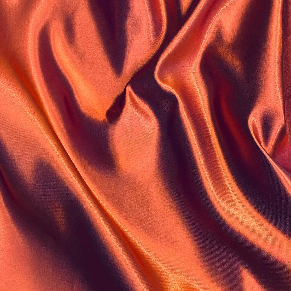 3 Metres Oriental Satin Brocade - 45" Wide - (Red)