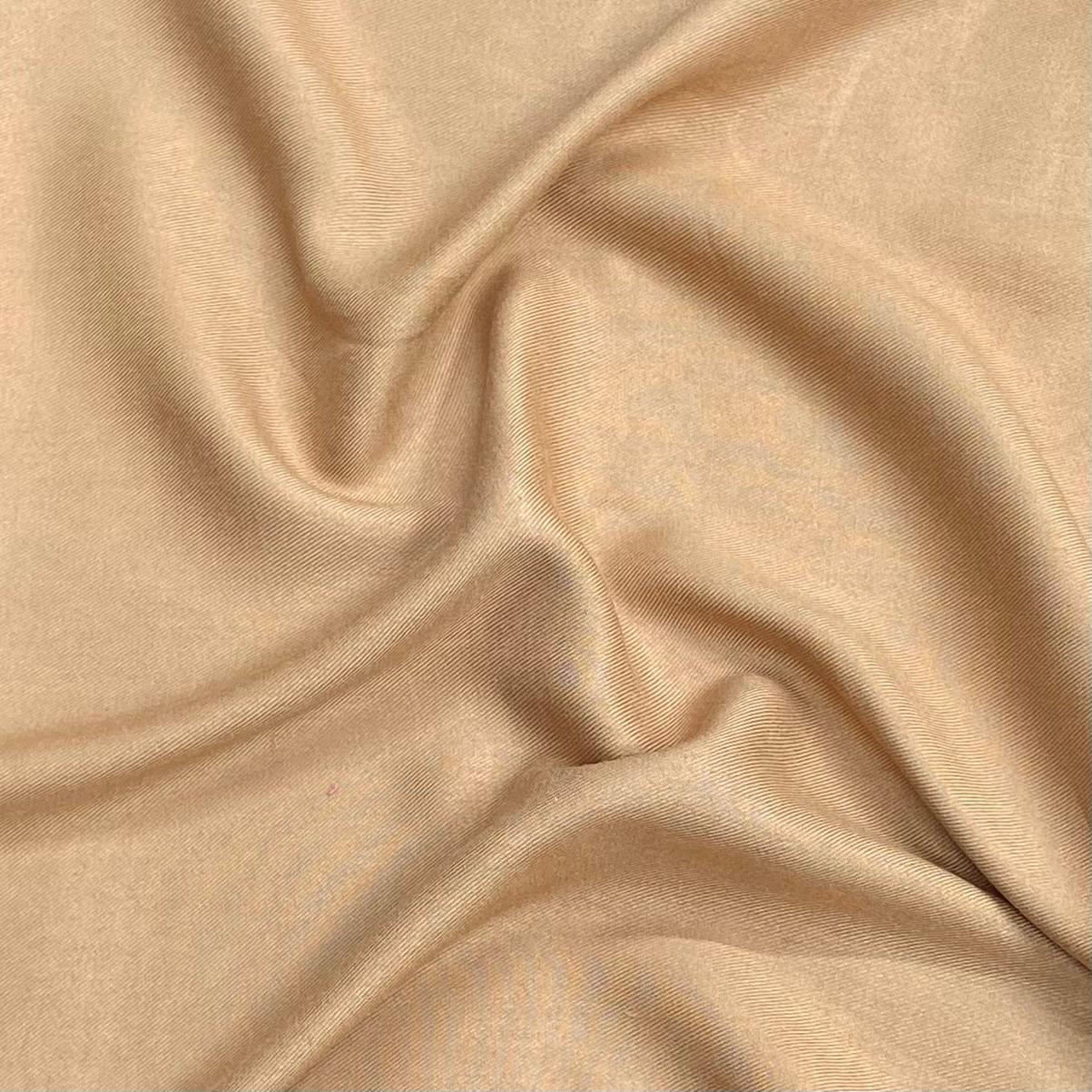 3 Metres Dress Making Plain Viscose Fabric - 55" Wide - (Brown)