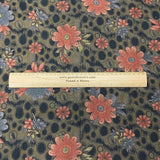 3 Metres Cashmere Effect Fabric- 45" Wide (Floral)
