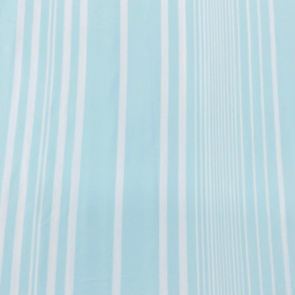 3 Metre Luxurious Soft Viscose Jersey - 60"-  (Mint & White)