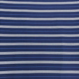 3 Metre Luxurious Soft Viscose Jersey - 60"-  (Navy Stripes)