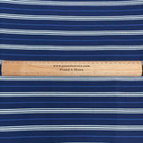 3 Metre Luxurious Soft Viscose Jersey - 60"-  (Navy Stripes)
