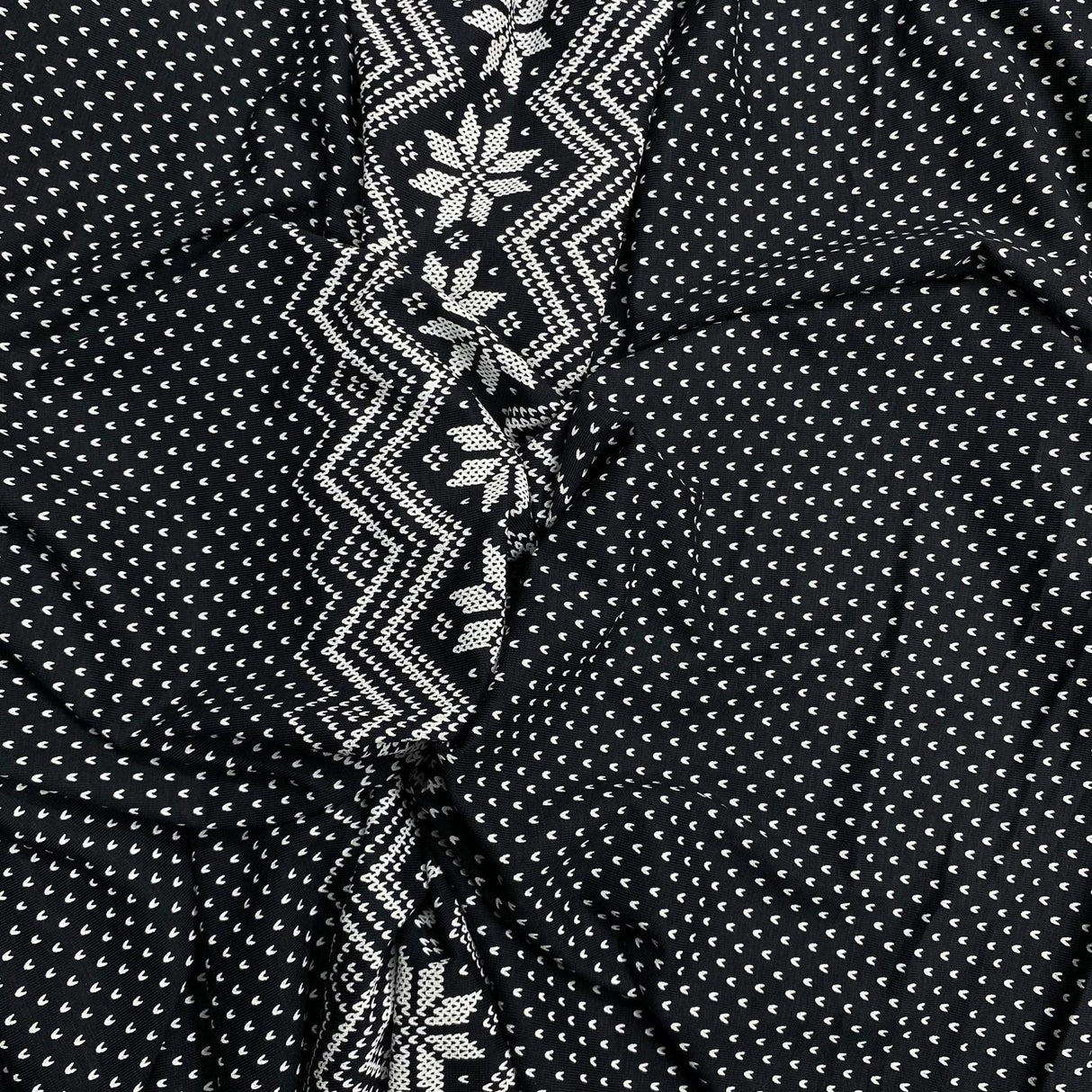 3 Metre Luxurious Soft Viscose Jersey - 60"-  (Black)