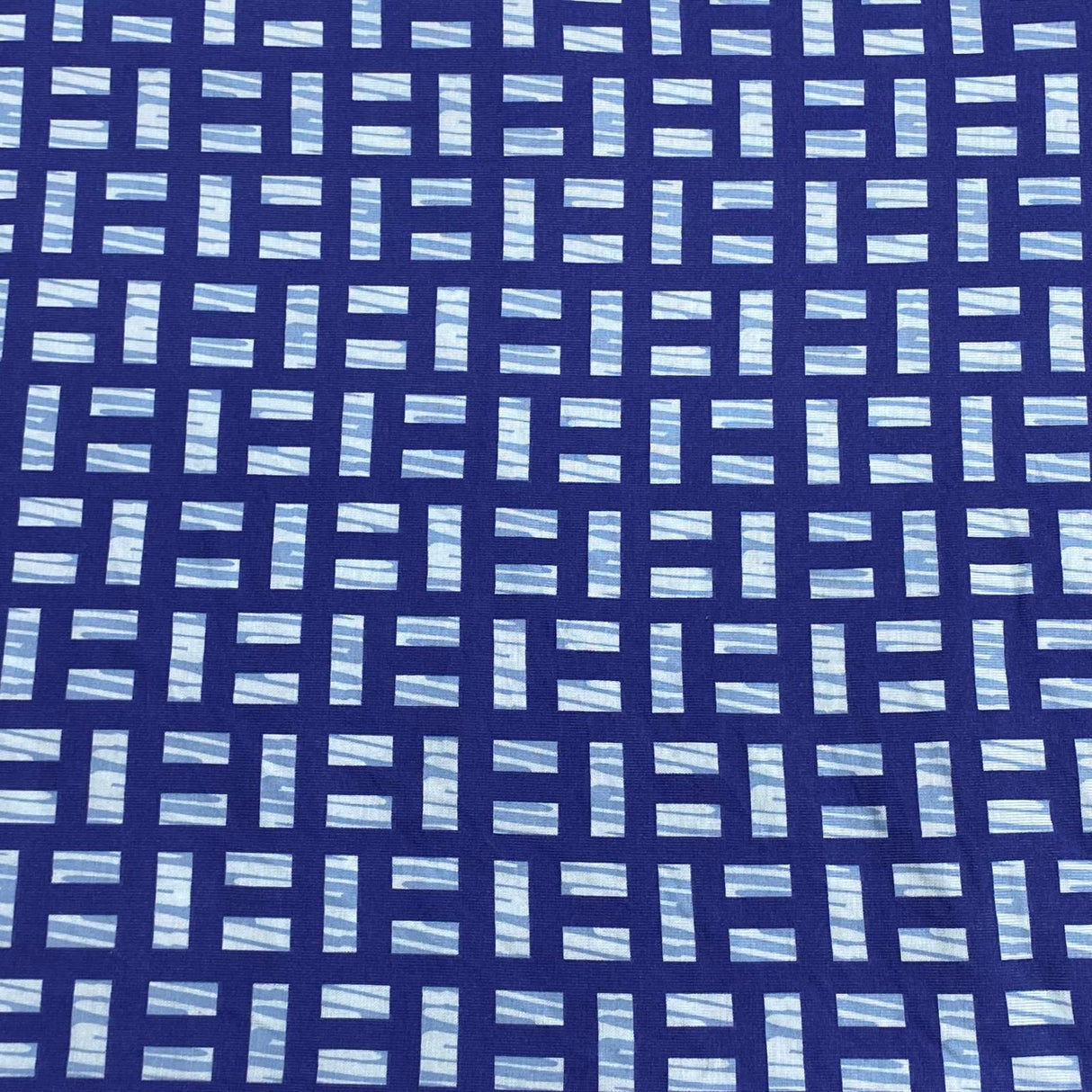 3 Metre Luxurious Soft Viscose Jersey - 60"-  (Squares)