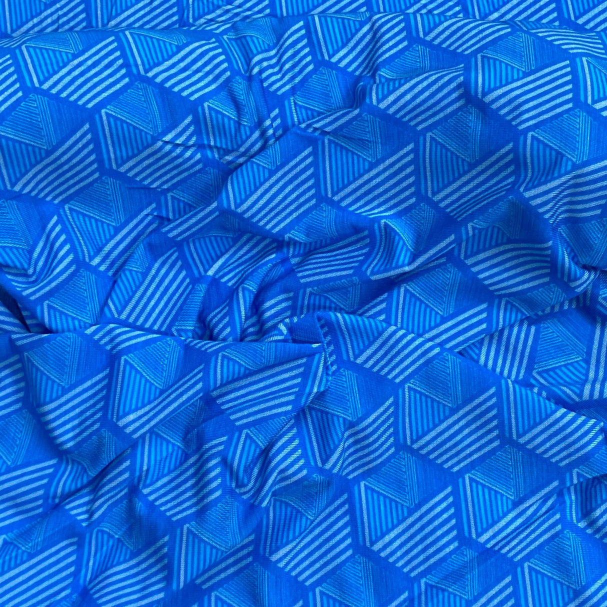 3 Metre Luxurious Soft Viscose Jersey - 60"-  (Hexagon)