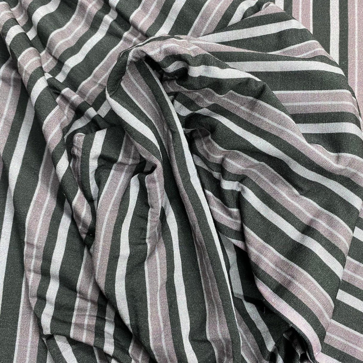 3 Metre Luxurious Soft Viscose Jersey - 60"-  (Stripes)