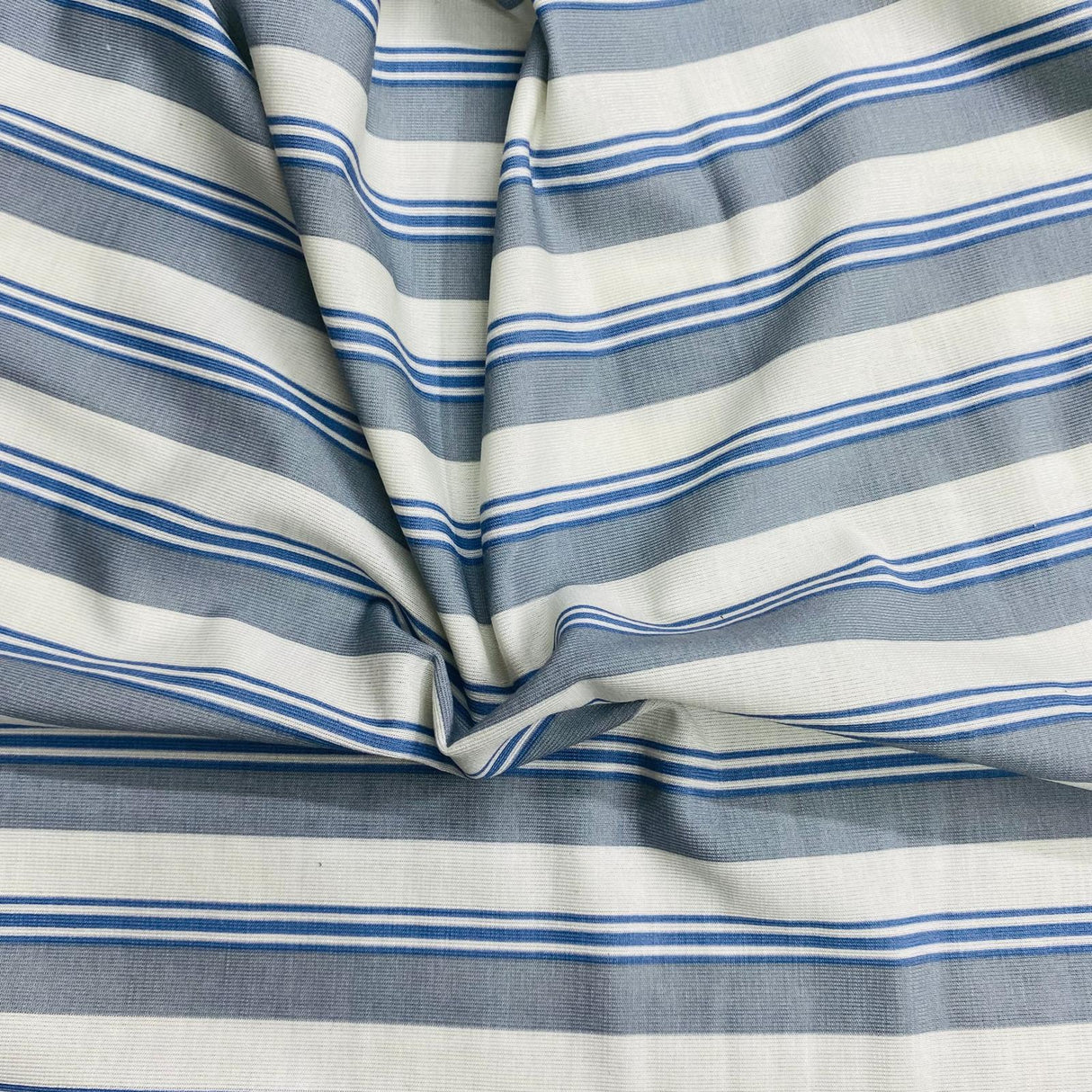 3 Metre Luxurious Soft Viscose Jersey - 60"-  (Grey & White)
