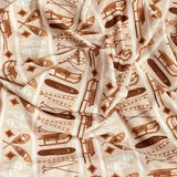 3 Metre Luxurious Soft Viscose Jersey - 60"-  (Music)
