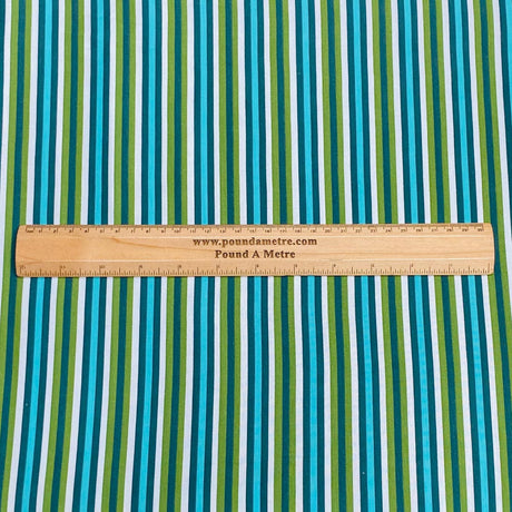 3 Metre Luxurious Soft Viscose Jersey - 60"-  (Green & Blue)
