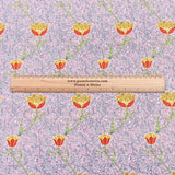 Per Metre Luxury Dressmaking 100% Digital Printed Cotton Lawn- 55" (Pink)