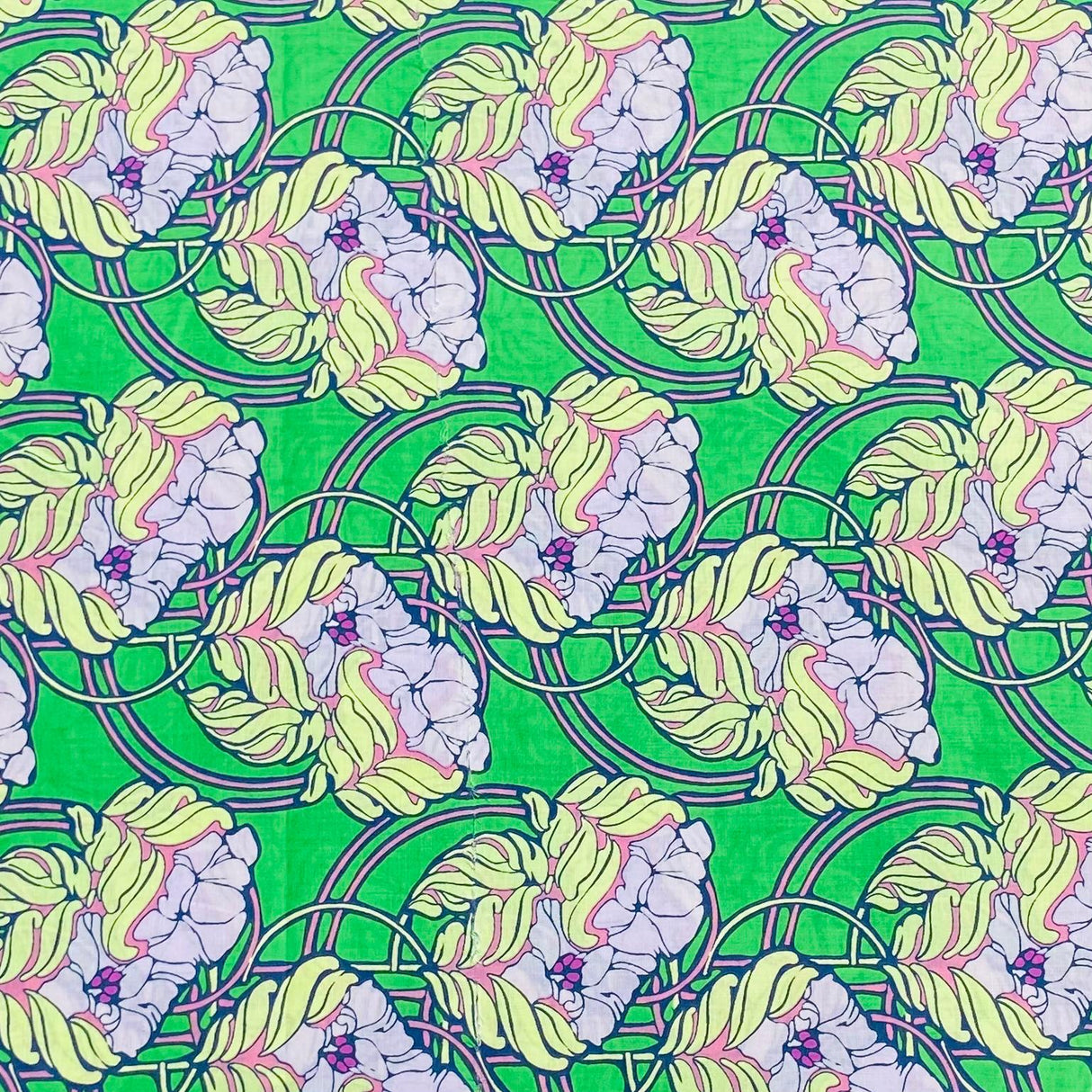 Per Metre Luxury Dressmaking 100% Digital Printed Cotton Lawn- 55" (Patch)