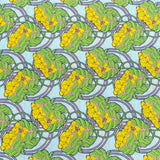 Per Metre Luxury Dressmaking 100% Digital Printed Cotton Lawn- 55" (Flower Patch)