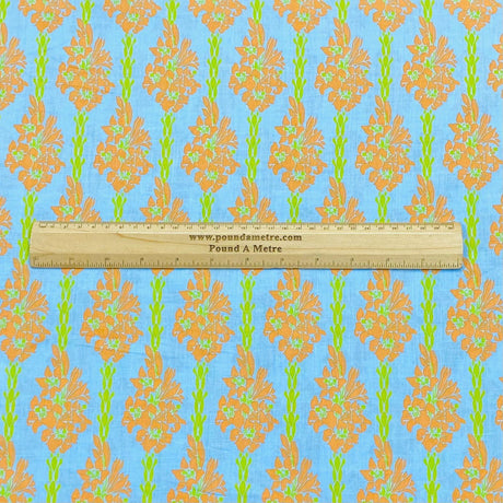 Per Metre Luxury Dressmaking 100% Digital Printed Cotton Lawn- 55" (Floral)
