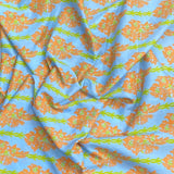 Per Metre Luxury Dressmaking 100% Digital Printed Cotton Lawn- 55" (Floral)