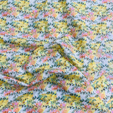 Per Metre Luxury Dressmaking 100% Digital Printed Cotton Lawn- 55" (Bloom)