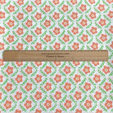 Per Metre Luxury Dressmaking 100% Digital Printed Cotton Lawn- 55" (Flower Patch)
