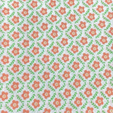 Per Metre Luxury Dressmaking 100% Digital Printed Cotton Lawn- 55" (Flower Patch)