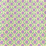 Per Metre Luxury Dressmaking 100% Digital Printed Cotton Lawn- 55" (Yellow Floral)