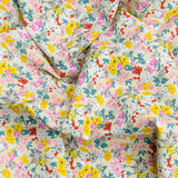 Per Metre Luxury Dressmaking 100% Digital Printed Cotton Lawn- 55" (Paint)