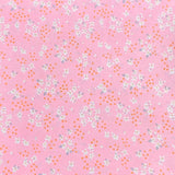 Per Metre Luxury Dressmaking 100% Digital Printed Cotton Lawn- 55" (Baby Pink)