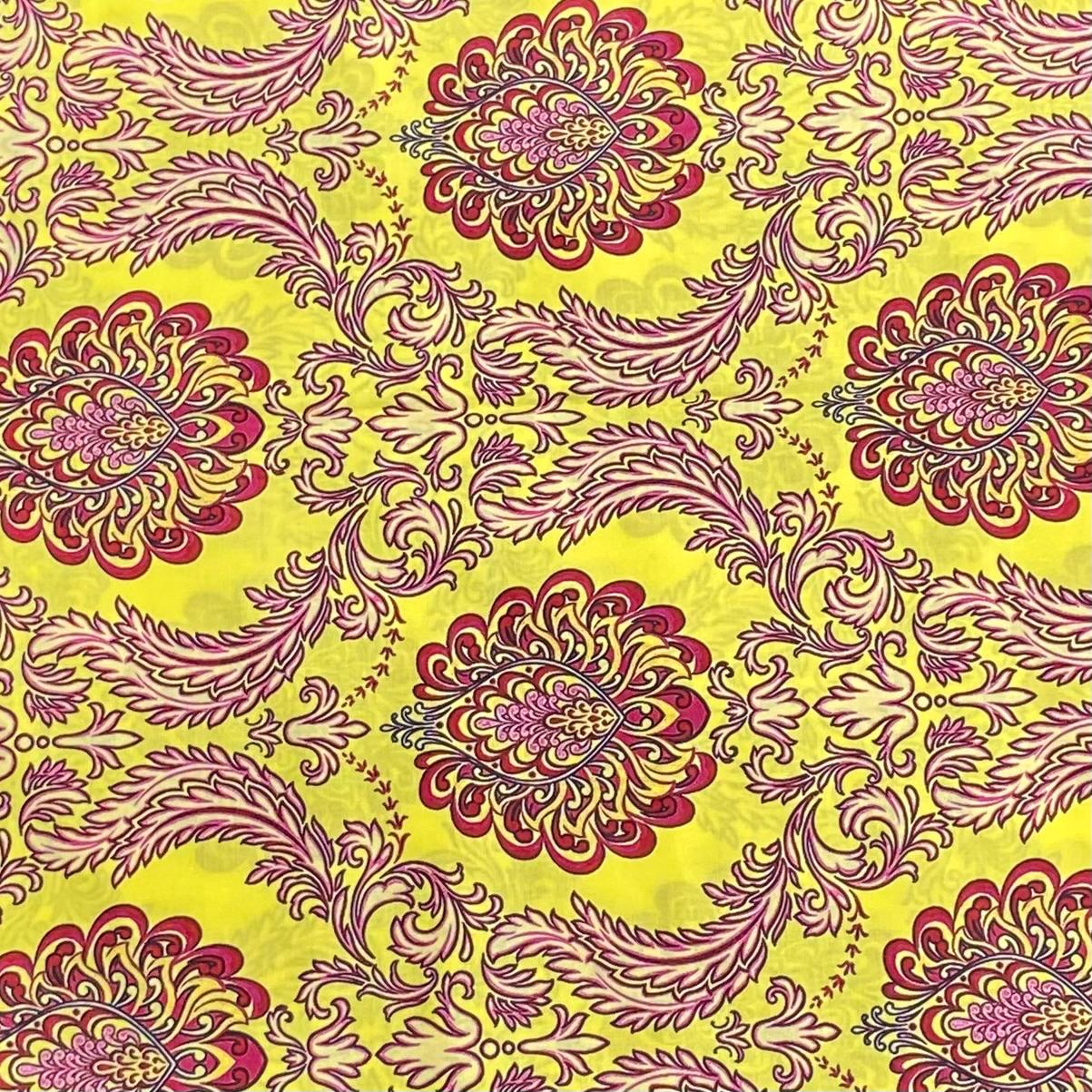 3 Metres Luxury Dressmaking 100% Digital Printed Cotton Lawn- 55" (SP2)