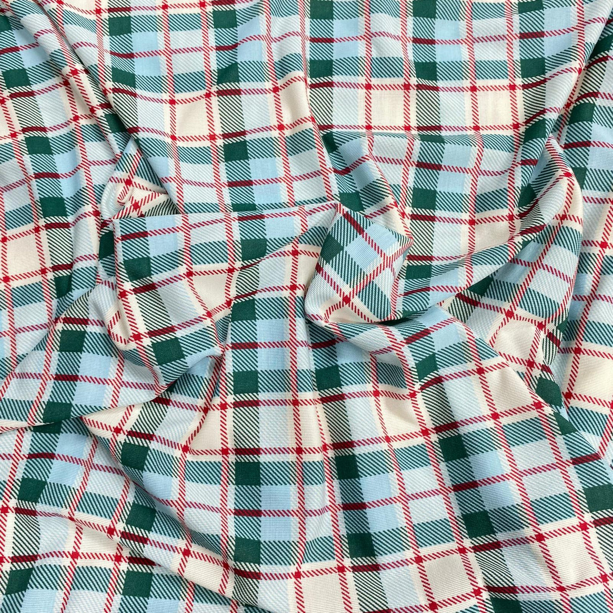 3 Metre Luxurious Soft Viscose Jersey - 60"-  (Checks)