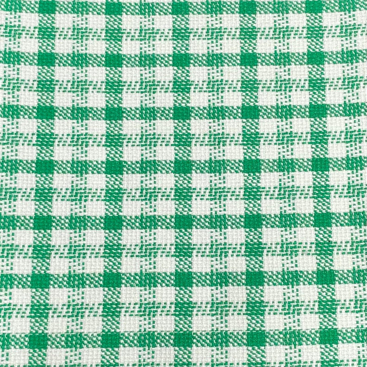 3 Metres Premium Wool Rich Fabric 55" Wide (Green & White)