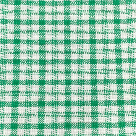 3 Metres Premium Wool Rich Fabric 55" Wide (Green & White)