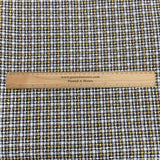 3 Metres Premium Wool Rich Fabric 55" Wide (Black, White & Gold)