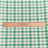 3 Metres Premium Wool Rich Fabric 55" Wide (Green & White)