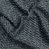3 Metres Premium Wool Rich Fabric 55" Wide (Blue Touches)