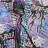 3 Metre Luxurious Printed Soft Lightweight Jersey - 55" (Racing)