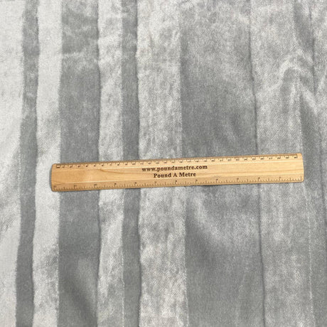 3 Metres Versatile Striped Light Velvet 60" Wide (Grey)