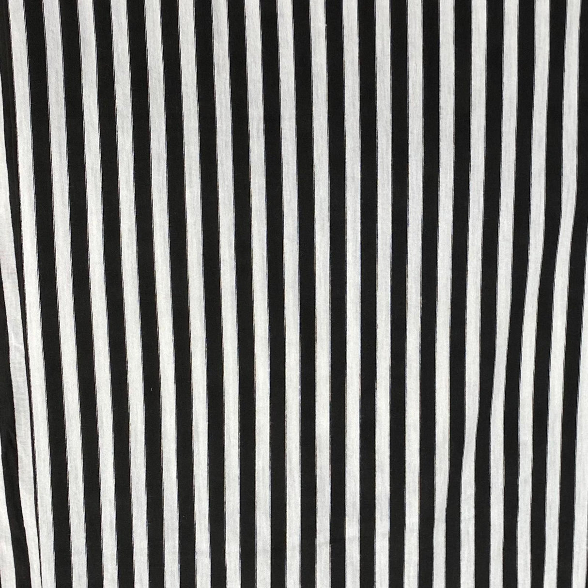 3 Metre Luxurious Soft Viscose Jersey - 55"-  (White & Black)