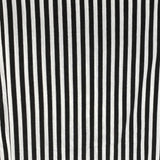 3 Metre Luxurious Soft Viscose Jersey - 55"-  (White & Black)