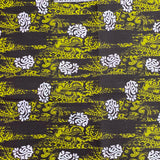 3 Metres Luxury 100% Cotton - 36" Wide - (Brown & Yellow)