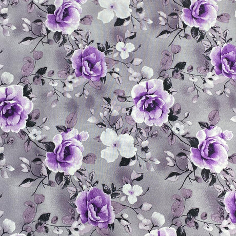 3 Metres, Printed Summer Dressmaking Viscose Fabric - 55" Wide (Viscose 10)