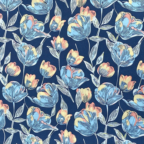 3 Metres, Printed Summer Dressmaking Viscose Fabric - 55" Wide (Viscose 4)