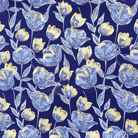 3 Metres, Printed Summer Dressmaking Viscose Fabric - 55" Wide (Viscose 9)
